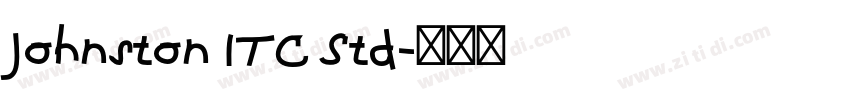 Johnston ITC Std字体转换